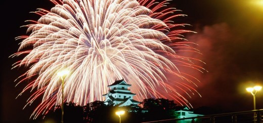 fireworks display karatsu castlesaga