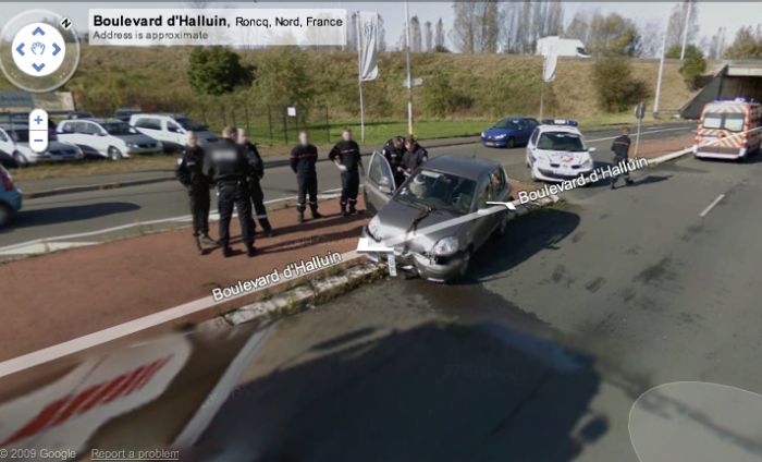 Google Street View Accidents