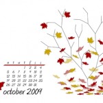 Wallpaper-ημερολόγιο για τον Οκτώβριο